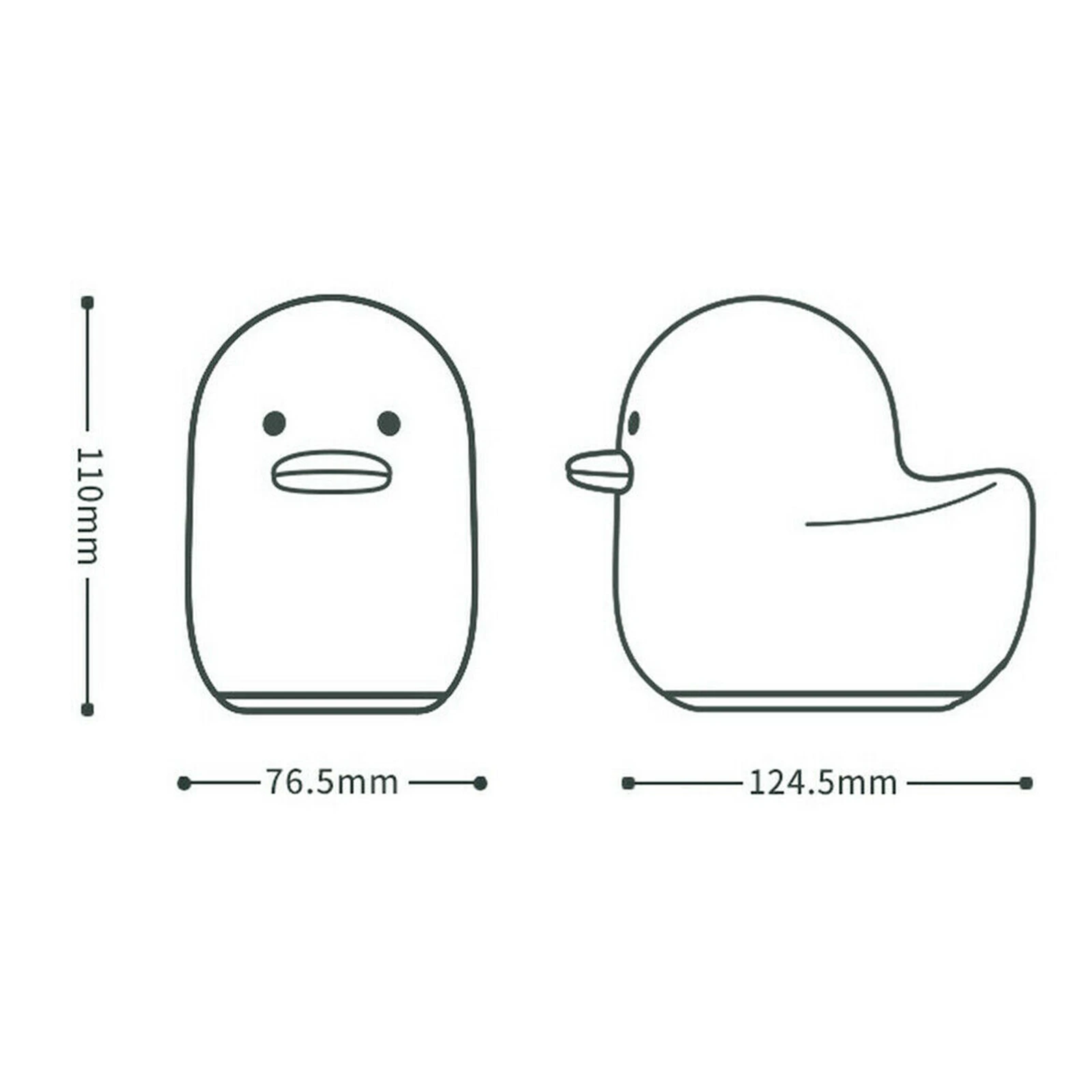 USB Powered LED 5V Creative Duck Silicone Night Light Children Bedside Table Lamp Bedroom Gift Indoor 1A Fpr Kids Fpr Baby White
USB Powered LED 5V Creative Duck Silicone Night Light Children Bedside Table Lamp Bedroom Gift Indoor 1A Fpr Kids Fpr Baby White