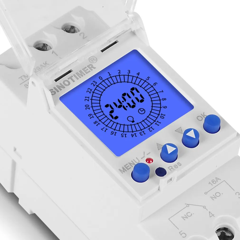 1 Second To 168 Hours Programmable Electronic Time Clock 85-265V Big LCD Backlight Display Timer With Lock Function
1 Second To 168 Hours Programmable Electronic Time Clock 85-265V Big LCD Backlight Display Timer With Lock Function