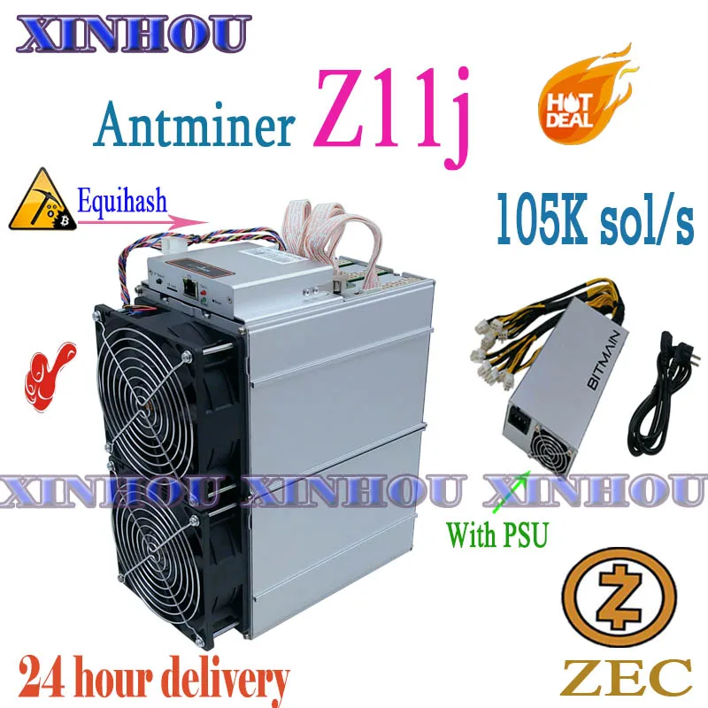 Старые майнеры Asic Equihash Antminer Z11j 105k ZCASH ZEC ZEN Miner лучше чем Z9 Z9mini Z11e Z11 M21 M20S M21S Innosilicon A9