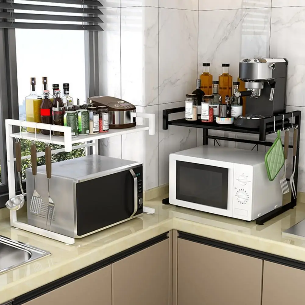 Microwave Oven Rack Non-Slip Expandable Length Multipurpose Adjustable Microwave Oven Storage Rack for Utensils Towels Dish
Microwave Oven Rack Non-Slip Expandable Length Multipurpose Adjustable Microwave Oven Storage Rack for Utensils Towels Dish