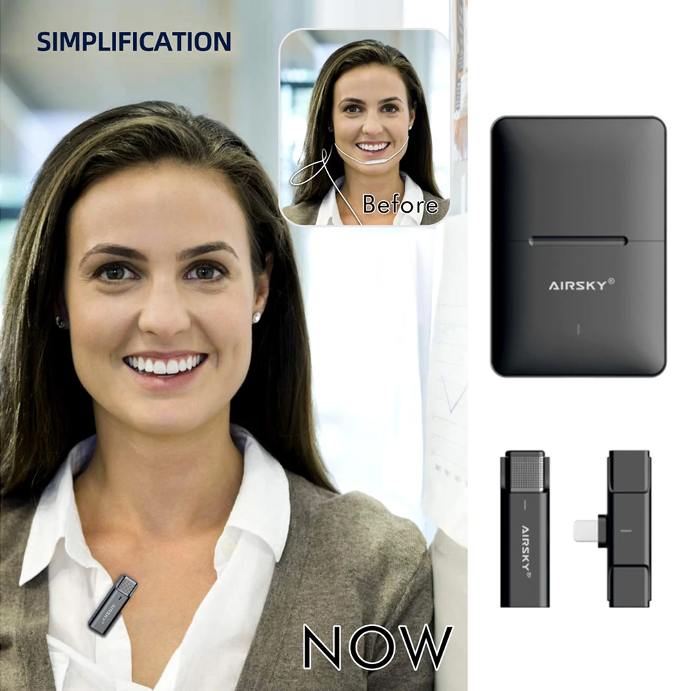 Беспроводной петличный микрофон с шумоподавлением, конденсаторный микрофон с приемником-передатчиком для записи в реальном времени и инте...
Беспроводной петличный микрофон с шумоподавлением, конденсаторный микрофон с приемником-передатчиком для записи в реальном времени и инте...