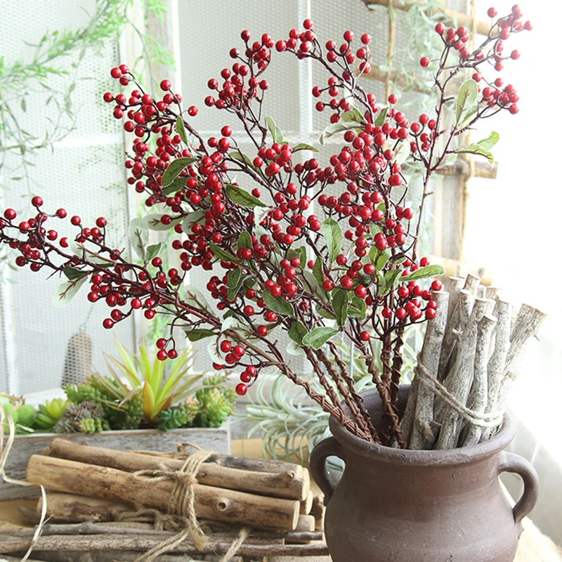 Artificial Flower Bunch Wedding Party Table Decoration Dry Flowers Bouquet Home DIY Christmas Berry Fake Flowers
Artificial Flower Bunch Wedding Party Table Decoration Dry Flowers Bouquet Home DIY Christmas Berry Fake Flowers