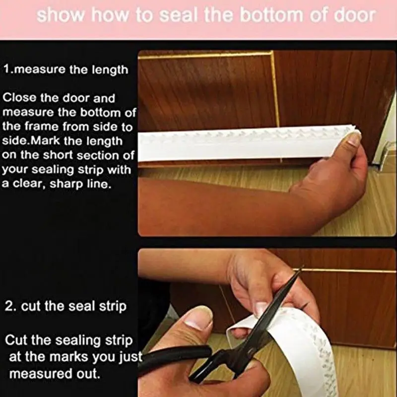 Soundproofing Tool Bottom Sealing Silicone Draft Stopper Soundproofing rubber Threshold Seals Doors Self-adhesive Door Adhe M0I6
Soundproofing Tool Bottom Sealing Silicone Draft Stopper Soundproofing rubber Threshold Seals Doors Self-adhesive Door Adhe M0I6