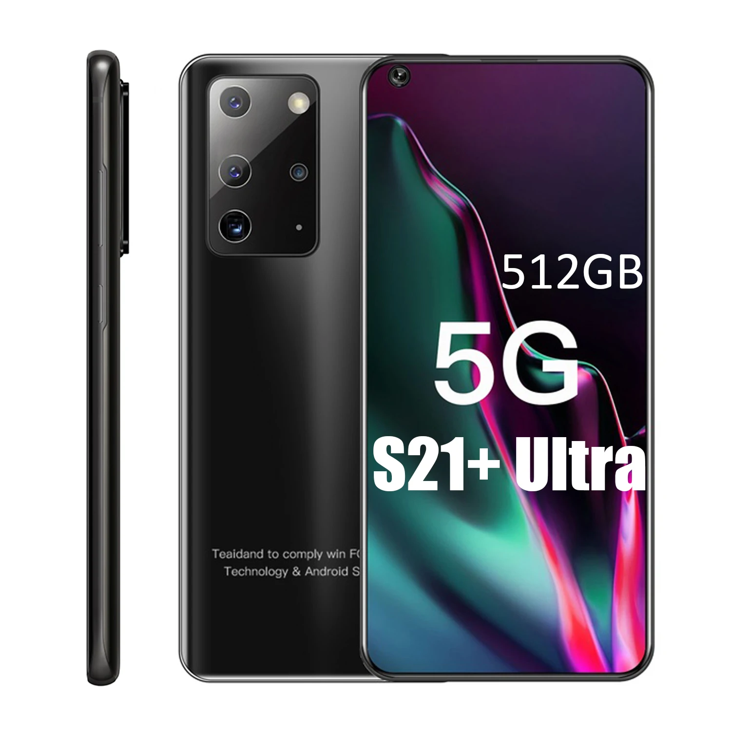 Global S21 Ultra Mobile Phones 7.2 HD Inch Global Version Smartphone 12GB RAM 512GB ROM Android Phone 4G/5G Cellphones
Global S21 Ultra Mobile Phones 7.2 HD Inch Global Version Smartphone 12GB RAM 512GB ROM Android Phone 4G/5G Cellphones