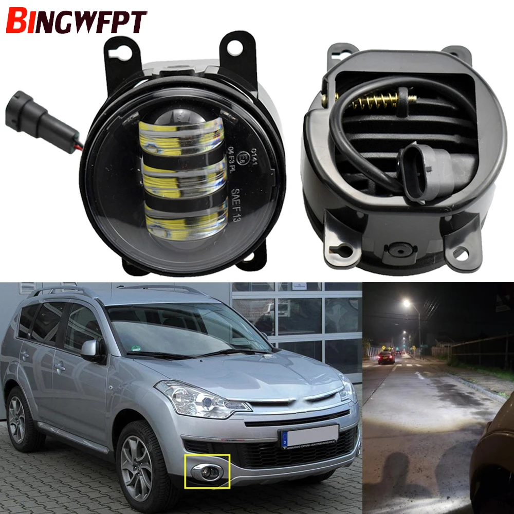 1pair Car Front LED Fog Light Headlight For Citroen C-Crosser (EP_) Closed Off-Road Vehicle 2007 2008 2009 2010 2011 2012 2013
1pair Car Front LED Fog Light Headlight For Citroen C-Crosser (EP_) Closed Off-Road Vehicle 2007 2008 2009 2010 2011 2012 2013