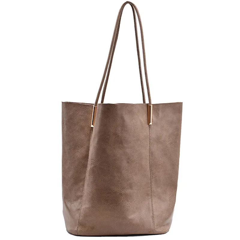 Vintage Fashion Female Tote Bucket Bag 2021 New Quality PU Leather Women Designer Handbag High capacity Shoulder Messenger Bag
Vintage Fashion Female Tote Bucket Bag 2021 New Quality PU Leather Women Designer Handbag High capacity Shoulder Messenger Bag