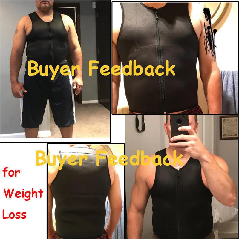 Men Waist Trainer Vest Weight loss Shirt Sweat Sauna Neoprene Corset Body Shaper Zipper Shapewear Slimming Belt Belly Tank Top 
Men Waist Trainer Vest Weight loss Shirt Sweat Sauna Neoprene Corset Body Shaper Zipper Shapewear Slimming Belt Belly Tank Top