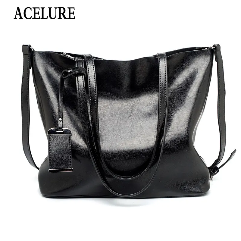 ACELURE Solid Color PU Leather Shoulder Bags for Women Fashion Casual Totes Bags Female All-Match High-Capacity Ladies Handbags
ACELURE Solid Color PU Leather Shoulder Bags for Women Fashion Casual Totes Bags Female All-Match High-Capacity Ladies Handbags