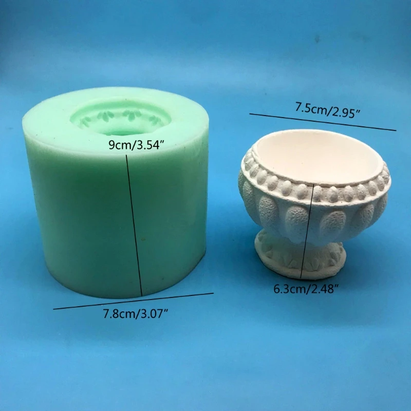 Retro Flower Pot Epoxy Resin Silicone Mold 3D Roman Round Succulent Plant Planter Concrete Cement Plaster Molds
Retro Flower Pot Epoxy Resin Silicone Mold 3D Roman Round Succulent Plant Planter Concrete Cement Plaster Molds