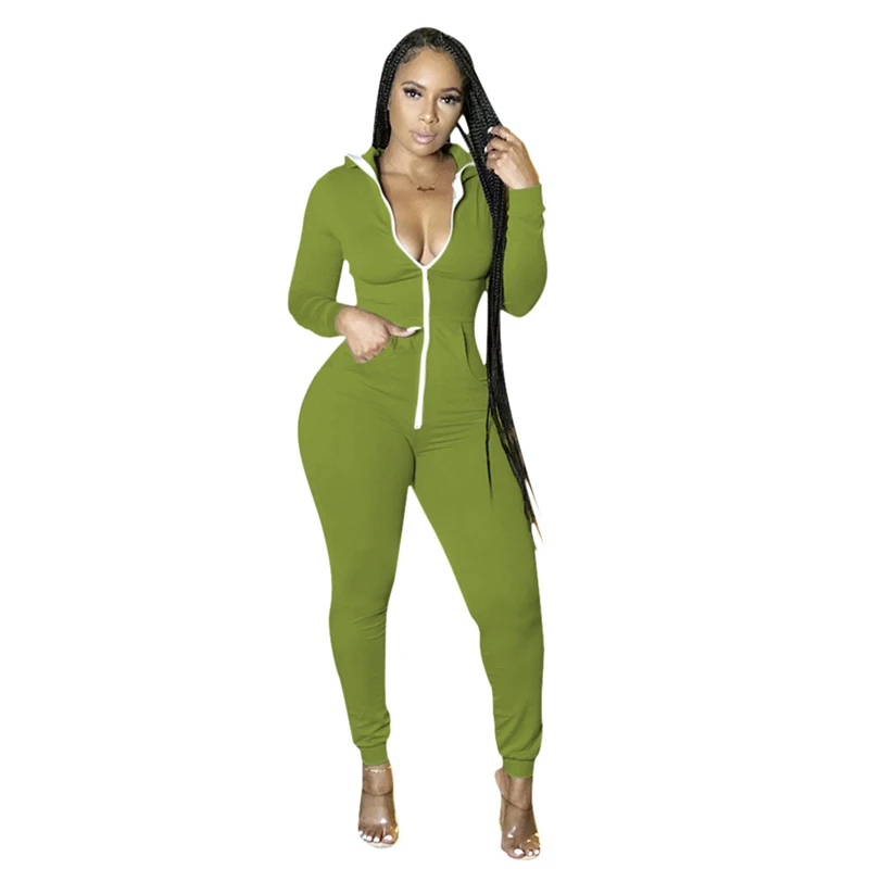 Spring Autumn Jumpsuit Women Clothing Solid Long Sleeve Hooded Jumpsuits Rompers Casual One Piece Overalls Combinaison Femme
Spring Autumn Jumpsuit Women Clothing Solid Long Sleeve Hooded Jumpsuits Rompers Casual One Piece Overalls Combinaison Femme