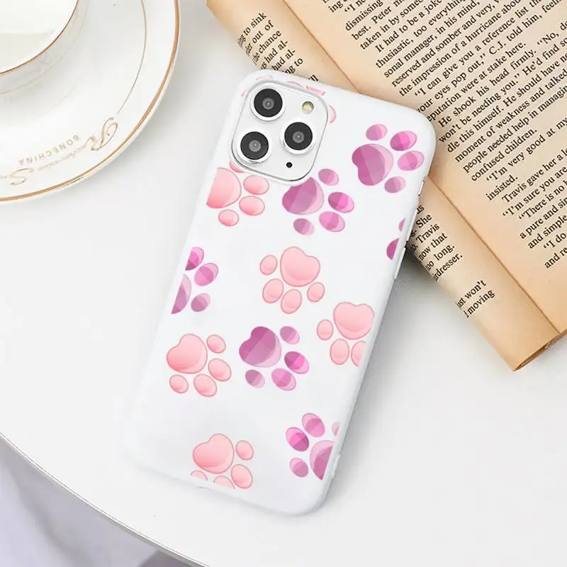 Dog paw Customerhigh quality Phone Case Candy Color for iPhone 6 7 8 11 12 s mini pro X XS XR MAX Plus 
Dog paw Customerhigh quality Phone Case Candy Color for iPhone 6 7 8 11 12 s mini pro X XS XR MAX Plus
