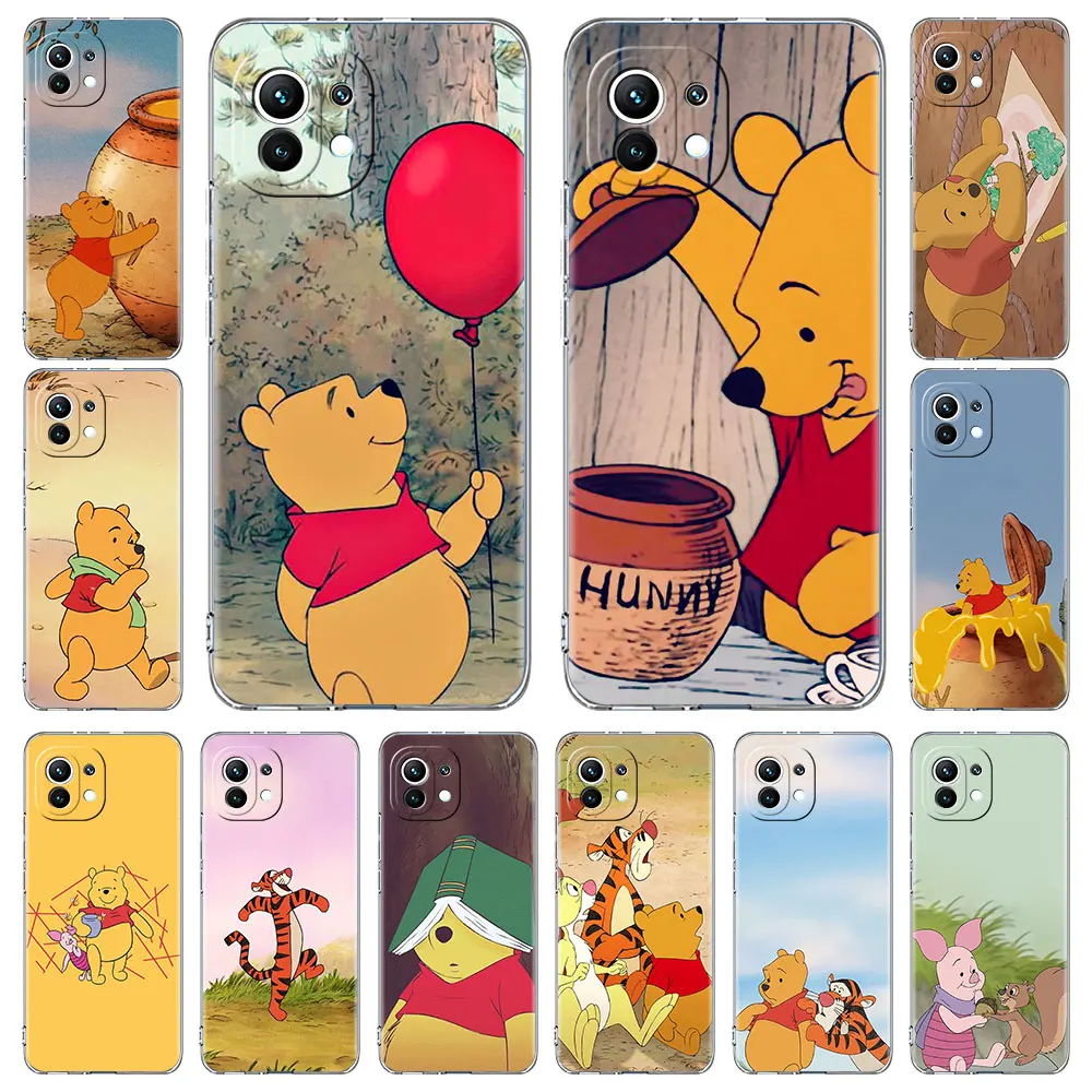 Мультяшный чехол с Винни-пухом, медведем, тигром, поросенком для Xiaomi Mi 11 10T Pro Note 10 Lite 9 SE, роскошные прозрачные мягкие чехлы из ТПУ
Мультяшный чехол с Винни-пухом, медведем, тигром, поросенком для Xiaomi Mi 11 10T Pro Note 10 Lite 9 SE, роскошные прозрачные мягкие чехлы из ТПУ