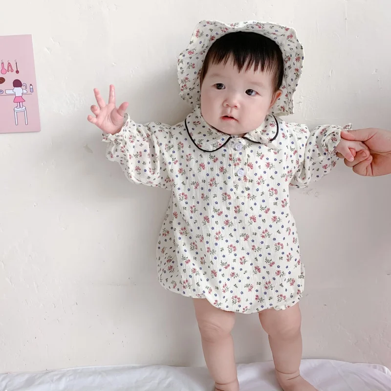 Baby Girl Clothing Floral Infant Baby Girl Romper Full Sleeve Romper Toddler Jumpsuit Spring Autumn WIth Hat Full Sleeve Romper
Baby Girl Clothing Floral Infant Baby Girl Romper Full Sleeve Romper Toddler Jumpsuit Spring Autumn WIth Hat Full Sleeve Romper