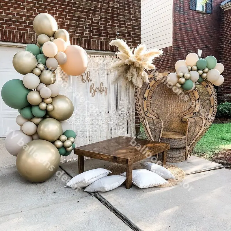 Metallic Gold Retro Green Skin Globos DIY Balloons Garland Arch Kit Birthday Wedding Anniversary Party Baby Shower Decoration
Metallic Gold Retro Green Skin Globos DIY Balloons Garland Arch Kit Birthday Wedding Anniversary Party Baby Shower Decoration