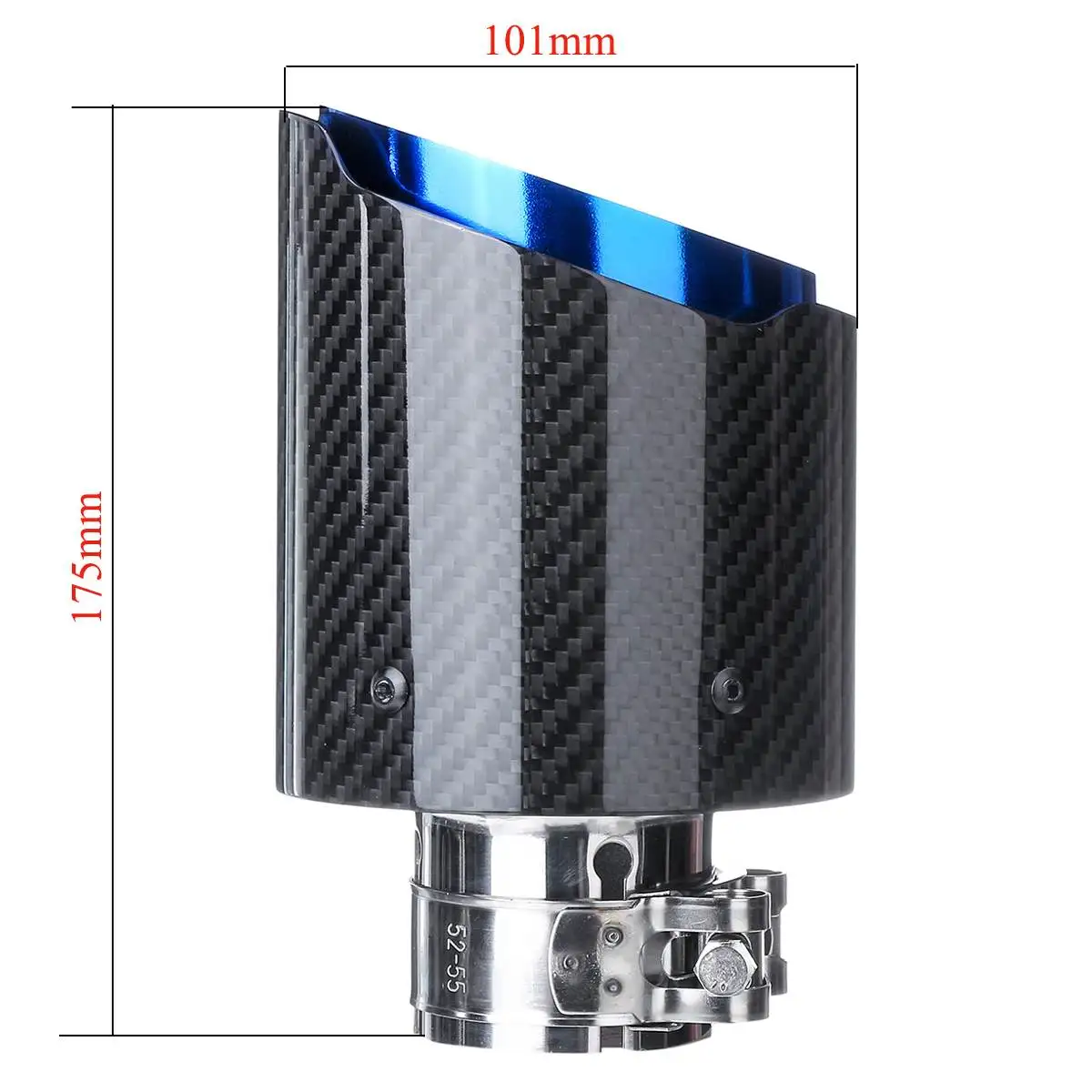 2pcs 54mm-101mm Universal Car Carbon Fiber Rear Exhaust Pipe Muffler End Tips Gloss For VW Audi Benz BMW Porsche 
2pcs 54mm-101mm Universal Car Carbon Fiber Rear Exhaust Pipe Muffler End Tips Gloss For VW Audi Benz BMW Porsche