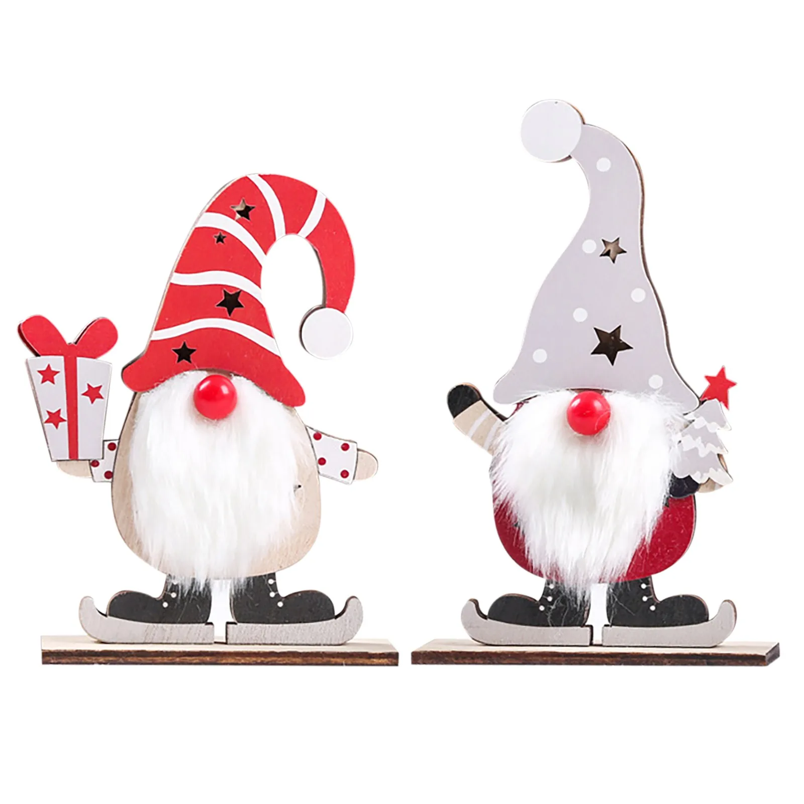 Christmas Decoration Glowing Christmas Faceless Elderly Wooden Ornaments Christmas Tree Ornaments Xmas Navidad Living Room 
Christmas Decoration Glowing Christmas Faceless Elderly Wooden Ornaments Christmas Tree Ornaments Xmas Navidad Living Room