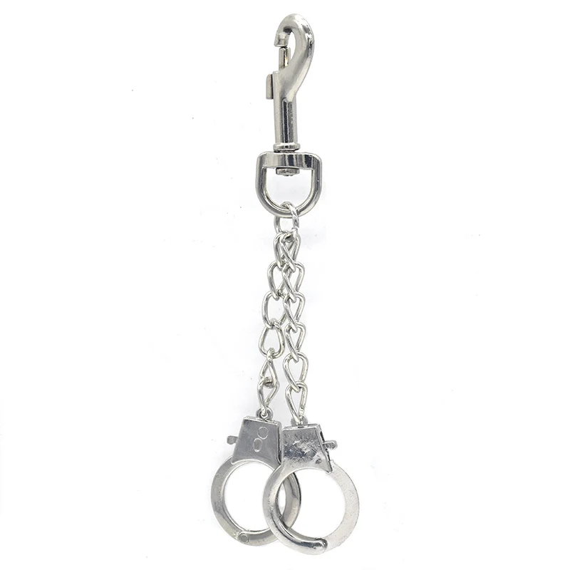 Creative Police Officer Handcuff Keychain Charms Wallet Belt Chain Keyring Handbag Key Chain Chaveiro
Creative Police Officer Handcuff Keychain Charms Wallet Belt Chain Keyring Handbag Key Chain Chaveiro