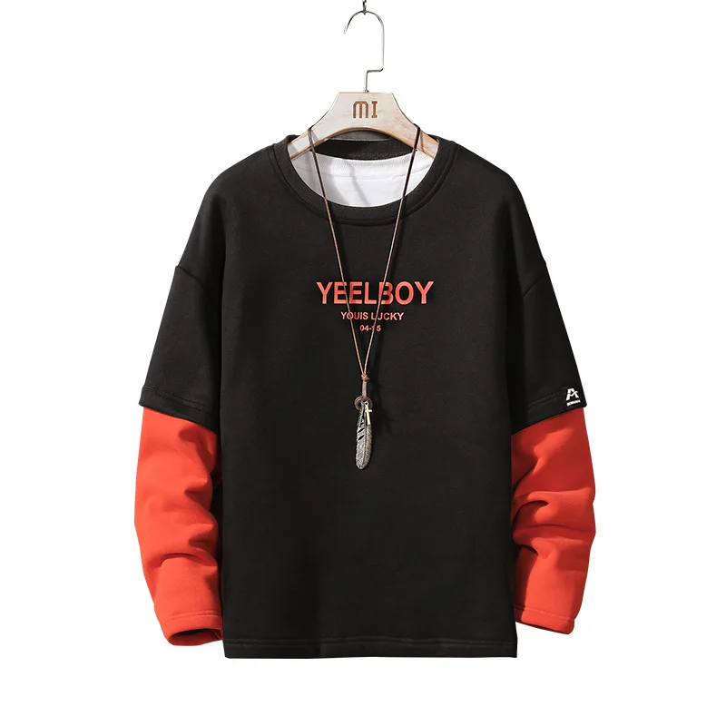 ZOGAA 2021 Fashion Color Matching Long Sleeve Sweatshirt Harajuku Style Boys Casual Top Colorblock Print Men's Warm Streetwear
ZOGAA 2021 Fashion Color Matching Long Sleeve Sweatshirt Harajuku Style Boys Casual Top Colorblock Print Men's Warm Streetwear