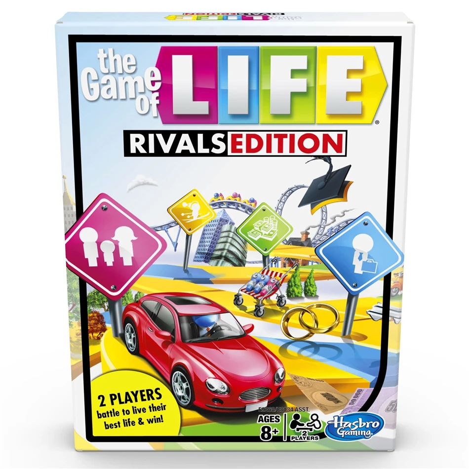 Игра в жизнь Hasbro, семейная настольная игра для 2-4 игроков, игра для помещений для детей в возрасте от 8 лет и старше, детская игрушка на день ро...
Игра в жизнь Hasbro, семейная настольная игра для 2-4 игроков, игра для помещений для детей в возрасте от 8 лет и старше, детская игрушка на день ро...