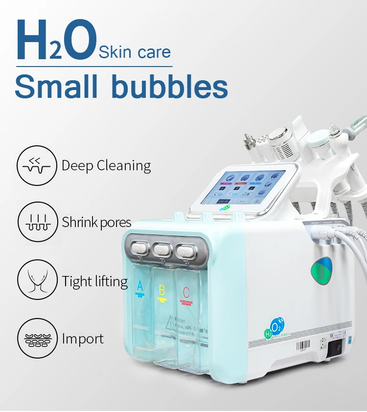 7 In 1 H2O2 Hydrafacial Water Oxygen Jet Peel Hydra Beauty Skin Cleansing Hydra Dermabrasion Facial Machine Water Aqua Peeling
7 In 1 H2O2 Hydrafacial Water Oxygen Jet Peel Hydra Beauty Skin Cleansing Hydra Dermabrasion Facial Machine Water Aqua Peeling