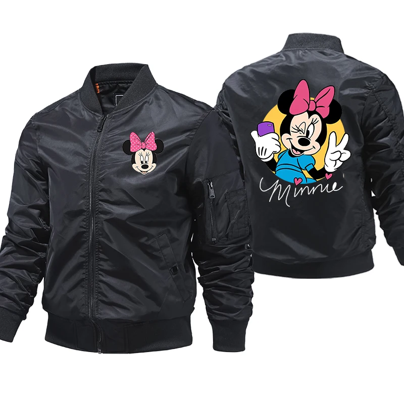 Jacket Men's Disney Minnie Army Bomber Jacket Fury Tanker Coat Militari Top Clothes
Jacket Men's Disney Minnie Army Bomber Jacket Fury Tanker Coat Militari Top Clothes