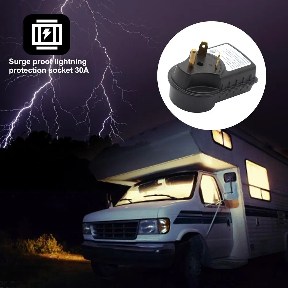 30A Adapter RV Surge Protection Socket Lightning Protection Socket Durable RV Surge Adapter With LED Indicator Camping Car
30A Adapter RV Surge Protection Socket Lightning Protection Socket Durable RV Surge Adapter With LED Indicator Camping Car
