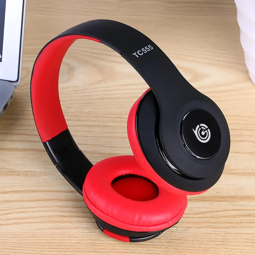 TC555 Folding Portable Wireless Bluetooth 4.1 Headphone for PC Mobile Phone MP3 300 Mah Rechargeable Lithium Battery
TC555 Folding Portable Wireless Bluetooth 4.1 Headphone for PC Mobile Phone MP3 300 Mah Rechargeable Lithium Battery
