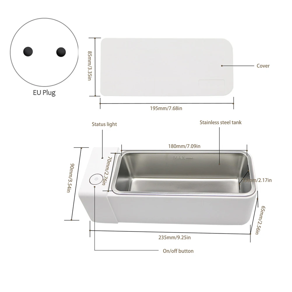 Professional Sonic Cleaner Mini Sonic Jewellery Cleaning Machine Ultrasonic Cleaner For Eyeglasses Sonic Jewellery Cleaner
Professional Sonic Cleaner Mini Sonic Jewellery Cleaning Machine Ultrasonic Cleaner For Eyeglasses Sonic Jewellery Cleaner