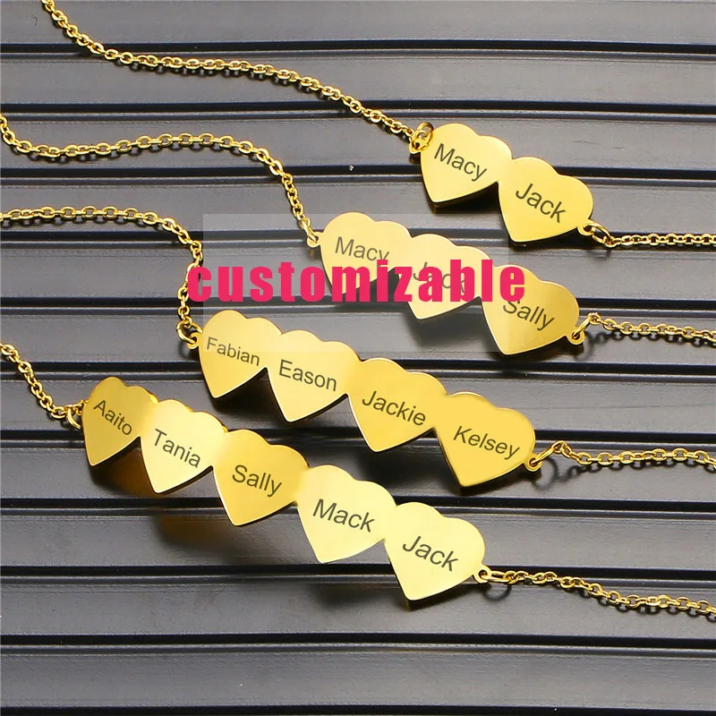 Personalized Stainless Steel Customizable Letters Family Members Name Bracelet Jewelry Engraving Nameplate Charm Bracelet
Personalized Stainless Steel Customizable Letters Family Members Name Bracelet Jewelry Engraving Nameplate Charm Bracelet