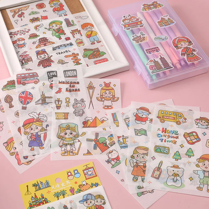 4sheets Cute Girl Decorative Sticker Books Scrapbooking DIY Note Paper and PVC Sticker Flakes Stationary Office
4sheets Cute Girl Decorative Sticker Books Scrapbooking DIY Note Paper and PVC Sticker Flakes Stationary Office