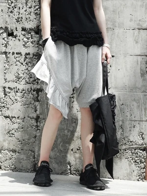 Dark Wind, new style, flounces, crotchless Crotch, casual, relaxed, five points, Haren, China
Dark Wind, new style, flounces, crotchless Crotch, casual, relaxed, five points, Haren, China
