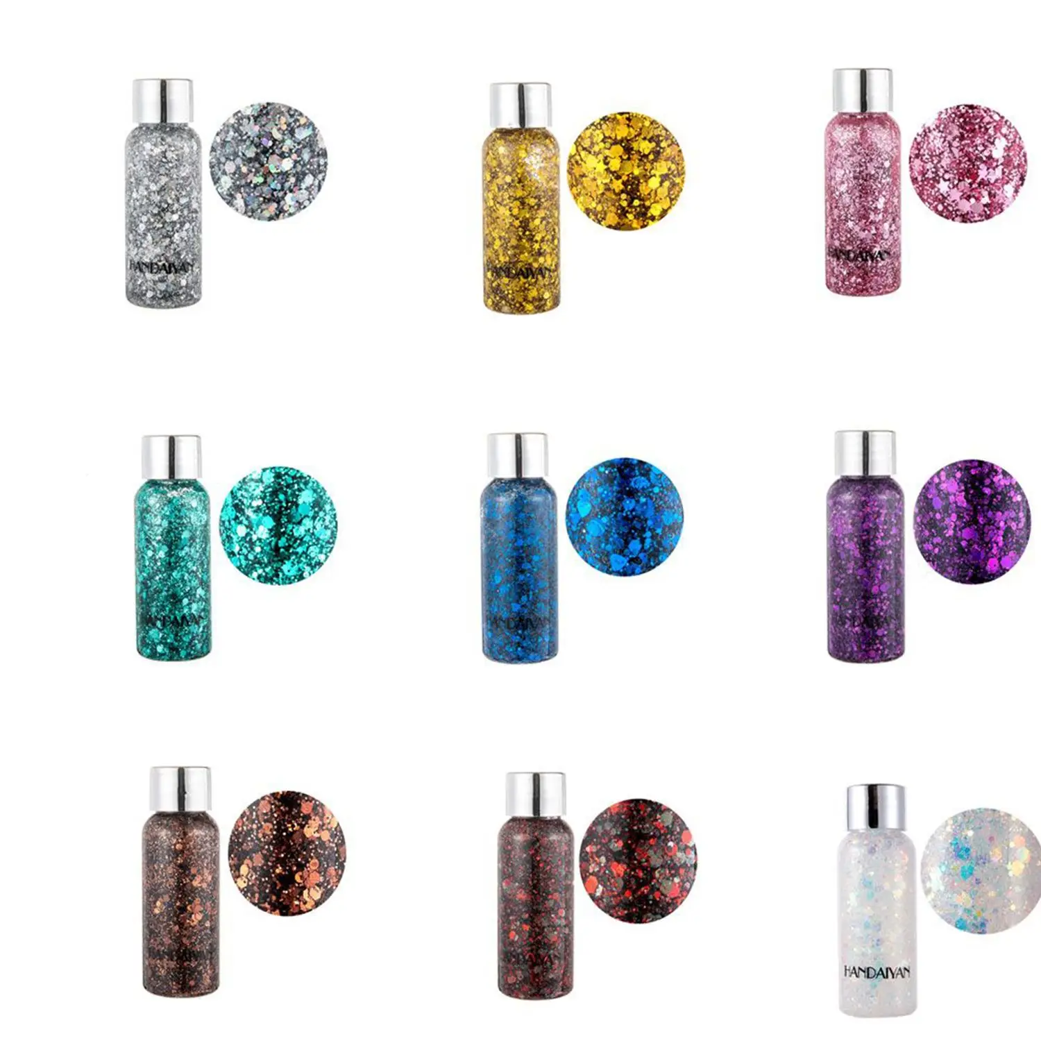 9Bottles New Woman Party Supplies Decorate Multicolor Eye Makeup Body sequins Bottled
9Bottles New Woman Party Supplies Decorate Multicolor Eye Makeup Body sequins Bottled