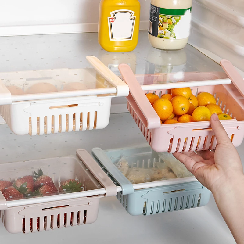 Fridge Storage Organizer Layer Storage Rack Refrigerator Partition Sliding Drawer Food Holder @LS
Fridge Storage Organizer Layer Storage Rack Refrigerator Partition Sliding Drawer Food Holder @LS