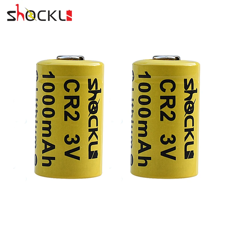 Аккумулятор Shockli CR2 2 шт./Лот 3 в литиевый 1000 мАч CR15266 CR15270 аккумулятор для фонарика