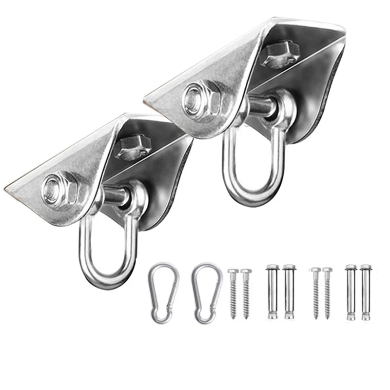 Duty Swing Hangers for Wooden Sets 1000 LB Capacity Swing Hardware 2 Packs for Porch / Playground / Yoga / Heavy Bag
Duty Swing Hangers for Wooden Sets 1000 LB Capacity Swing Hardware 2 Packs for Porch / Playground / Yoga / Heavy Bag