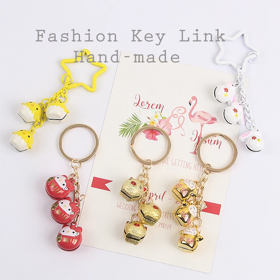 Cute Keyring Keychains Car Keys Key Chains Bag Decor Cartoon Animal Bell Pendant Charms for Airpods for Samsung Galaxy Buds Gift
Cute Keyring Keychains Car Keys Key Chains Bag Decor Cartoon Animal Bell Pendant Charms for Airpods for Samsung Galaxy Buds Gift