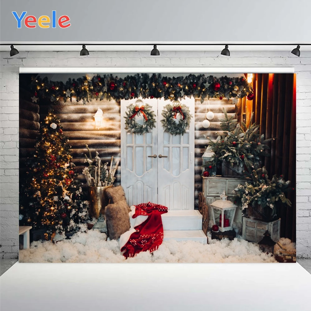 Yeele Christmas Tree Photo Background Photophone Snow White Door And Wreath Photography Backdrops for Decoration Customized Size
Yeele Christmas Tree Photo Background Photophone Snow White Door And Wreath Photography Backdrops for Decoration Customized Size