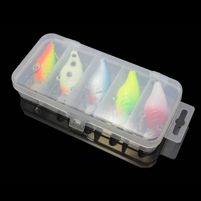 5pcs/box Fishing Lures Kinds Of Minnow Fish Bass Tackle Hooks Little Fat Fish Baits Crankbait Bright Colors Treble Hook Bait
5pcs/box Fishing Lures Kinds Of Minnow Fish Bass Tackle Hooks Little Fat Fish Baits Crankbait Bright Colors Treble Hook Bait