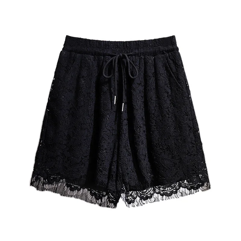 New 2021 Ladies Summer Plus Size 3XL 4XL 5XL 6XL Shorts For Women Large Vinitage Loose Black Wide Leg Pocket Belt Lace Shorts
New 2021 Ladies Summer Plus Size 3XL 4XL 5XL 6XL Shorts For Women Large Vinitage Loose Black Wide Leg Pocket Belt Lace Shorts