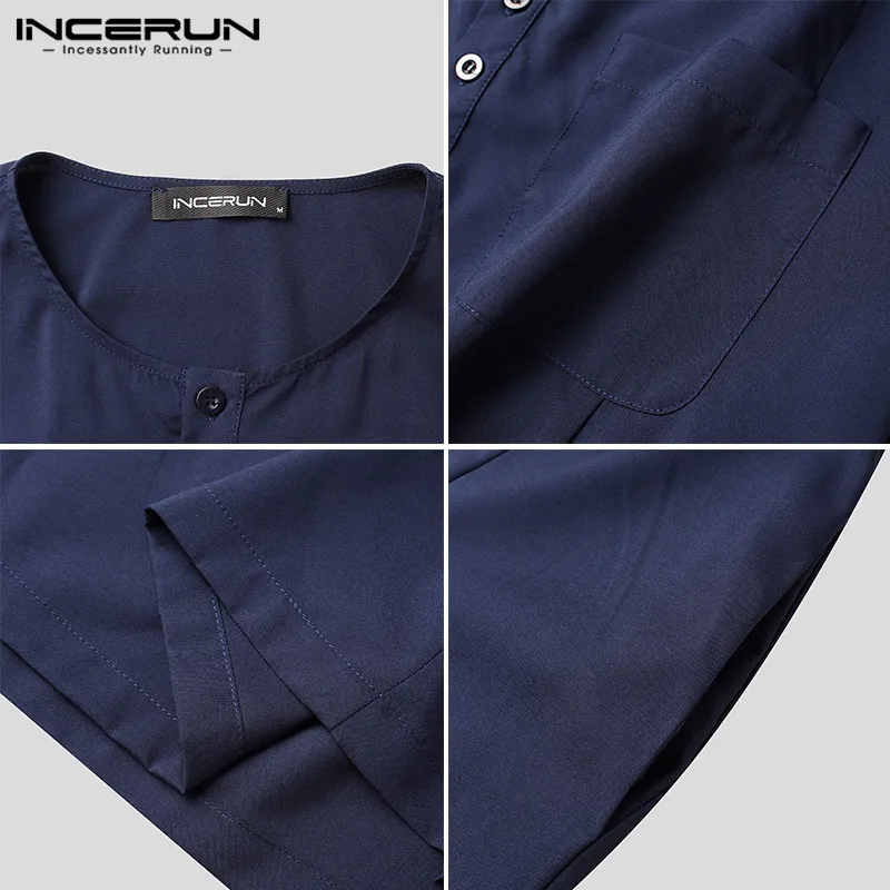 IINCERUN Islamic Men Muslim Kaftan Long Sleeve Solid Color 2021 Button Saudi Arabia Dubai Caftan Vintage Jubba Thobe Men Clothes
IINCERUN Islamic Men Muslim Kaftan Long Sleeve Solid Color 2021 Button Saudi Arabia Dubai Caftan Vintage Jubba Thobe Men Clothes