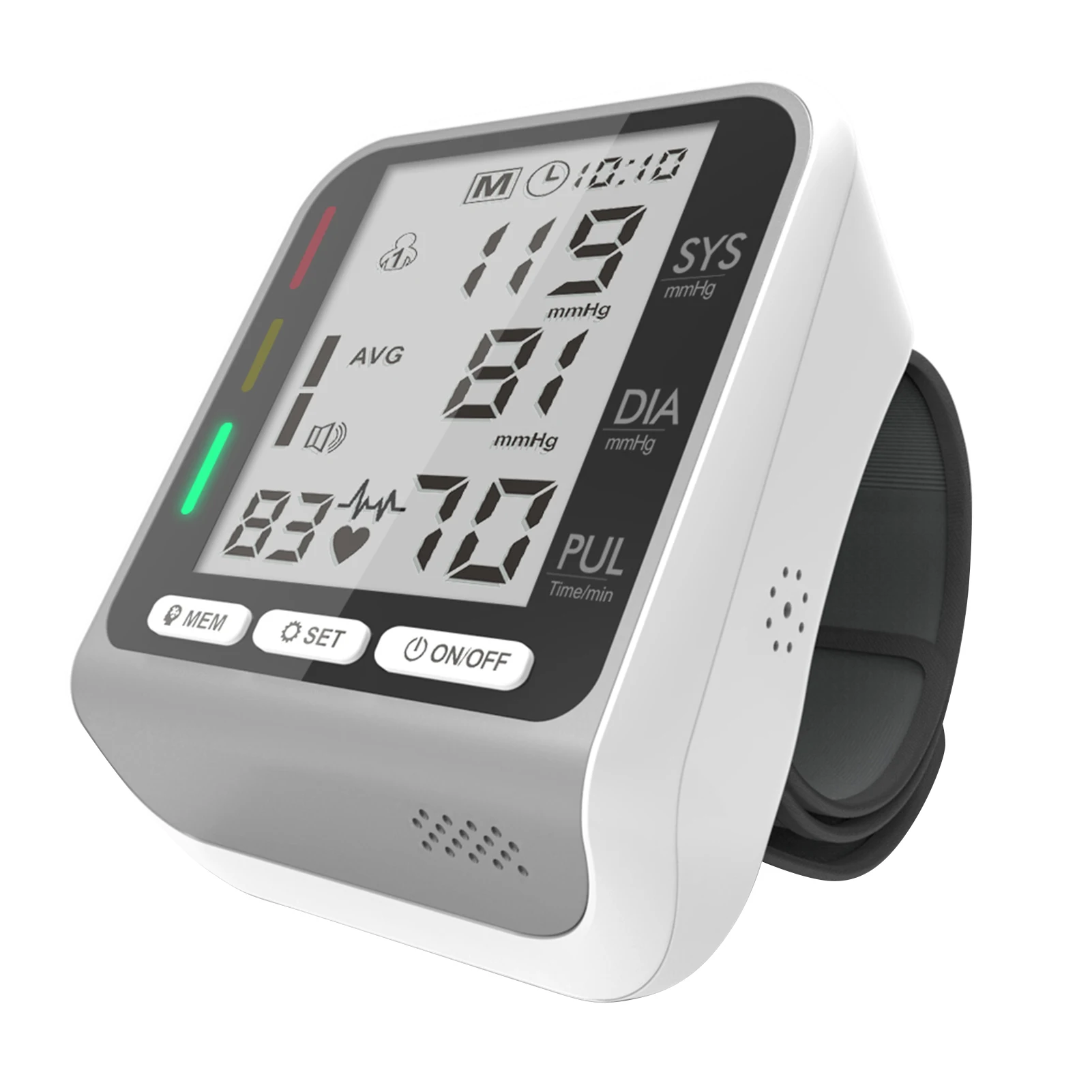 Hot Electronic Blood-Pressure Monitor Home Use Wrist Type Sphygmomanometer Digital LCD Blood-Pressure Measurement Meter
Hot Electronic Blood-Pressure Monitor Home Use Wrist Type Sphygmomanometer Digital LCD Blood-Pressure Measurement Meter
