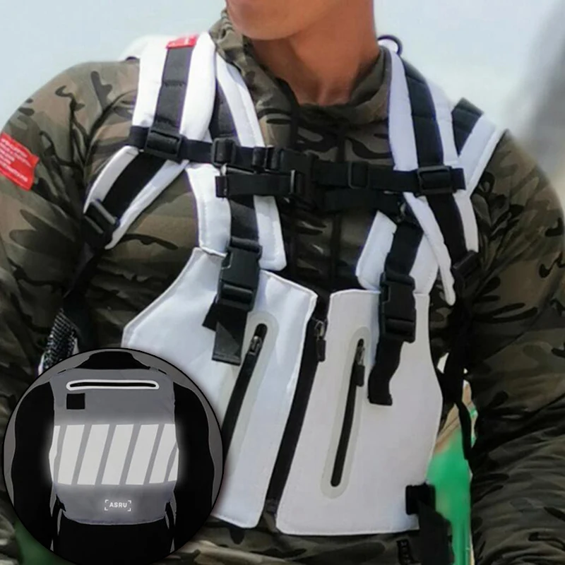 High Visibility Reflective Vest Wasitcoat For Running Cycling Hi Vis Vest With Pockets Jacket Black White For Paintball Games
High Visibility Reflective Vest Wasitcoat For Running Cycling Hi Vis Vest With Pockets Jacket Black White For Paintball Games