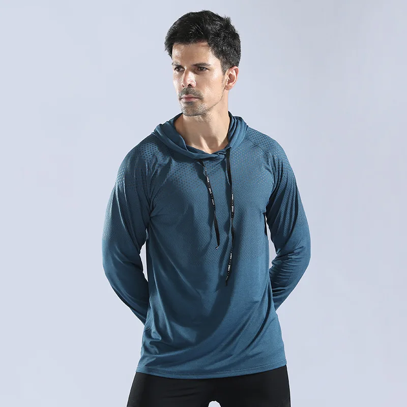 Men's Winter Hooded Sweater Set High Elastic Quick-Drying Fitness Clothes Running Training Man Seamless Polyester T-Shirt
Men's Winter Hooded Sweater Set High Elastic Quick-Drying Fitness Clothes Running Training Man Seamless Polyester T-Shirt