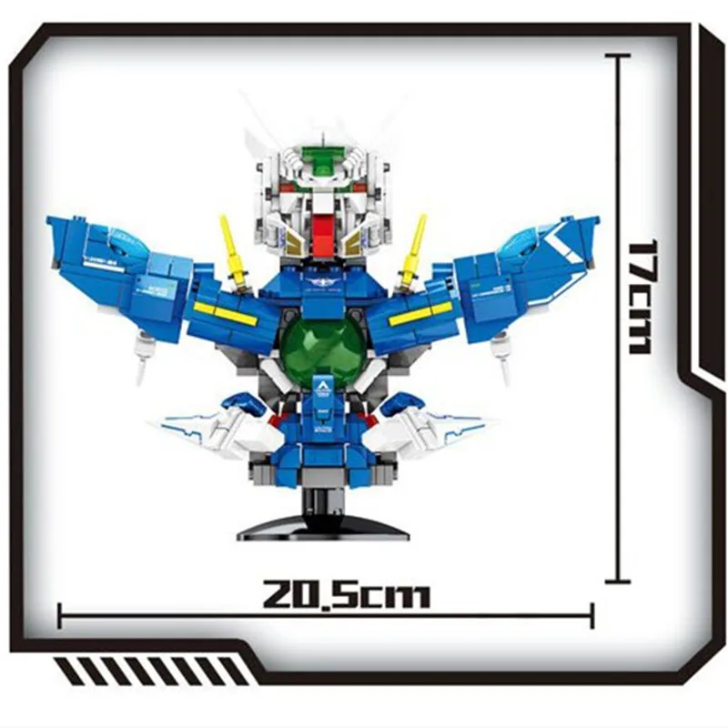 438PCS IDEAS Zeon Zaku Robot Building Blocks Bust Bricks Set Gundam Model Toys for Children Kids Gifts
438PCS IDEAS Zeon Zaku Robot Building Blocks Bust Bricks Set Gundam Model Toys for Children Kids Gifts