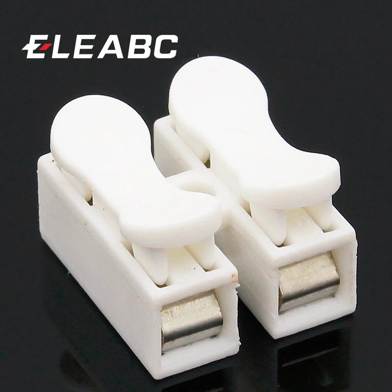 30pcs lot 2 Pins Electrical Cable Connectors CH2 Quick Splice Lock Wire Terminals
30pcs lot 2 Pins Electrical Cable Connectors CH2 Quick Splice Lock Wire Terminals