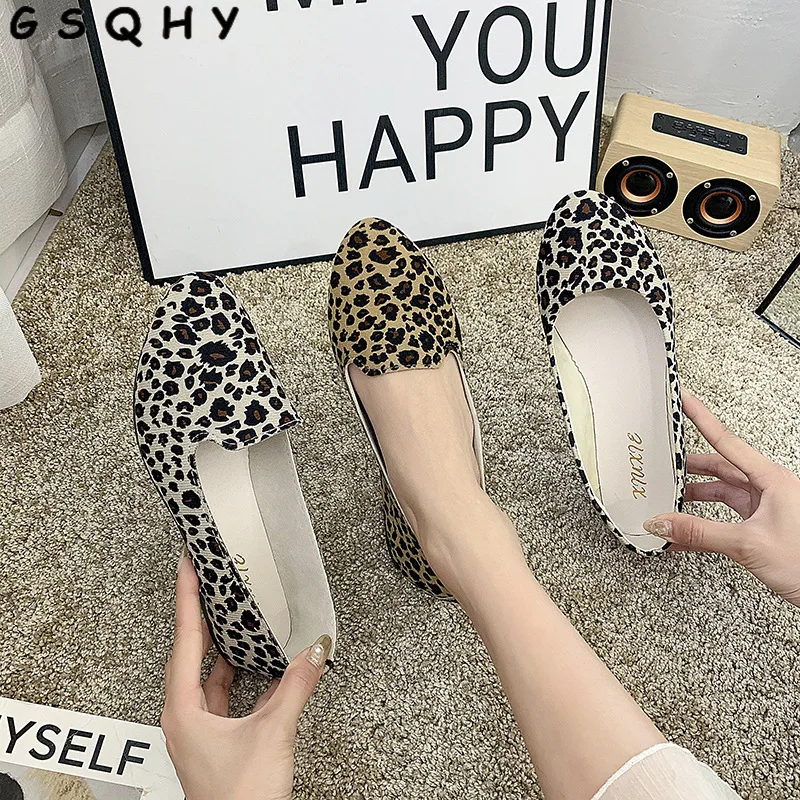 2021 New Spring and Autumn Women's Flat-bottomed Leopard Print Shoes Casual Single Shoes Comfortable Large Size Pumps Shoes
2021 New Spring and Autumn Women's Flat-bottomed Leopard Print Shoes Casual Single Shoes Comfortable Large Size Pumps Shoes
