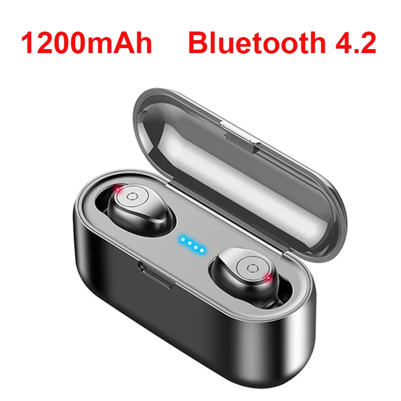 New Bluetooth V5.0 Earphone Wireless Earphones 8D Stereo Sport Wireless Headphones Mini Earbuds Headset with Dual Mic 2000 mAh
New Bluetooth V5.0 Earphone Wireless Earphones 8D Stereo Sport Wireless Headphones Mini Earbuds Headset with Dual Mic 2000 mAh