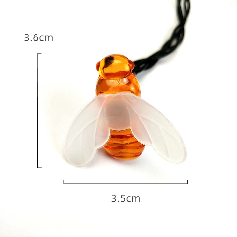 1 Pack Solar LED Lamp Cute Bee Style Fairy String Lights 30 LED Cute Honeybee LED Lights 8 Modes Waterproof Garden Decoration Li
1 Pack Solar LED Lamp Cute Bee Style Fairy String Lights 30 LED Cute Honeybee LED Lights 8 Modes Waterproof Garden Decoration Li