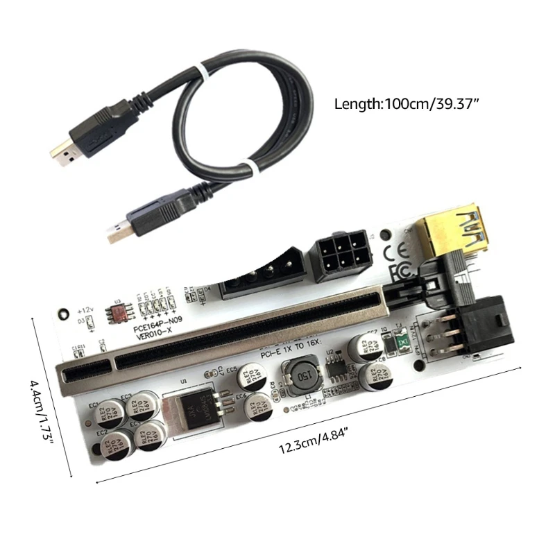 PCI-E карта расширения PCI-E 1X to16X 6Pin карта расширения USB 3,0 Удлинительный кабель адаптер карта для майнинга QW
PCI-E карта расширения PCI-E 1X to16X 6Pin карта расширения USB 3,0 Удлинительный кабель адаптер карта для майнинга QW
