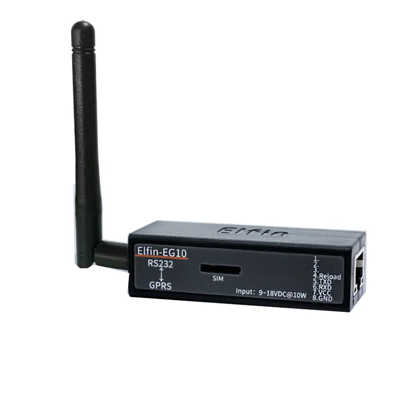 Serial Port Server RS232 to GPRS Modbus TCP 2G DTU Wireless Communication Transparent Transmission EG10
Serial Port Server RS232 to GPRS Modbus TCP 2G DTU Wireless Communication Transparent Transmission EG10